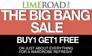 India Desire : Limeroad The Big Bang Sale : Buy 1 Get 1 Free On Just About Everything